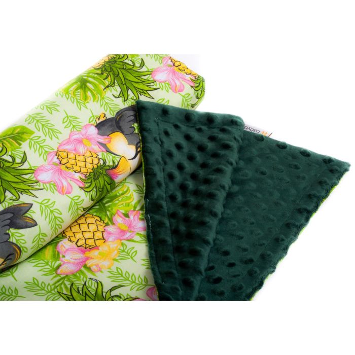 Bērnu pleds 100x75cm "Ananas" 100x75cm  zaļš 