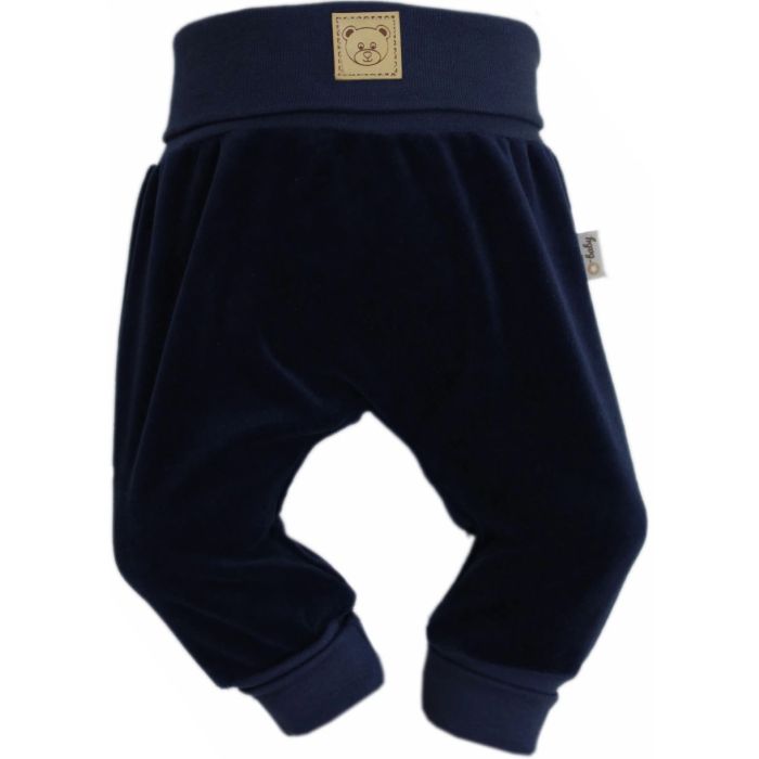 Bērnu bikses velura "BEAR NAVY" 