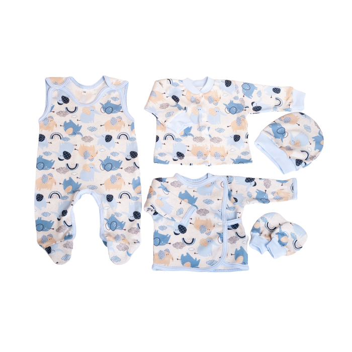 Bērnu komplektiņš no 5 daļam "Jumbo" zils