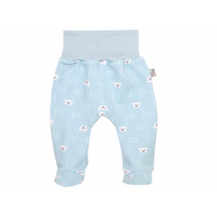 Zīdaiņu bikses "Bear glamour mint" , ar kājām