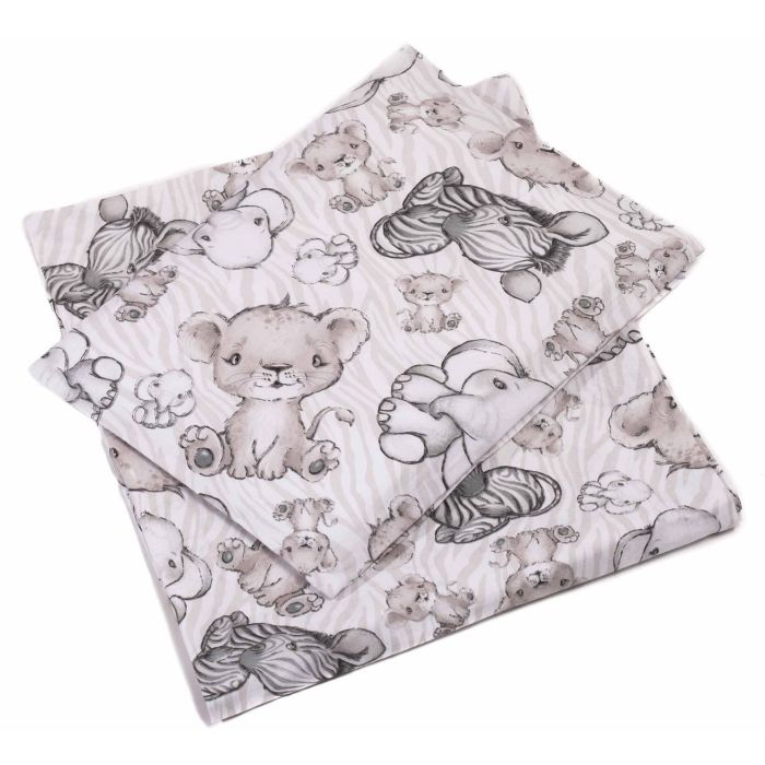 Gultas veļa bērniem 135x100 "Lion" pelēks