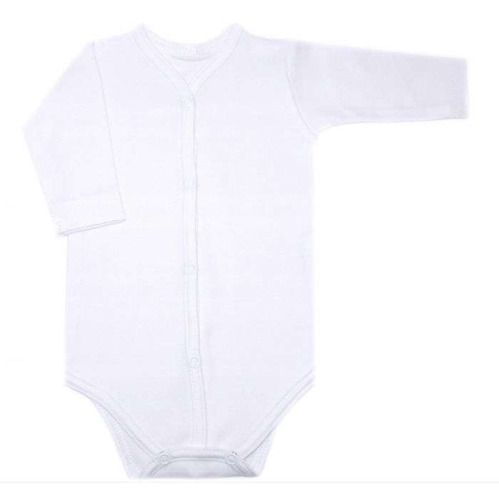 Bodijs ar garām piedurknēm "White" 