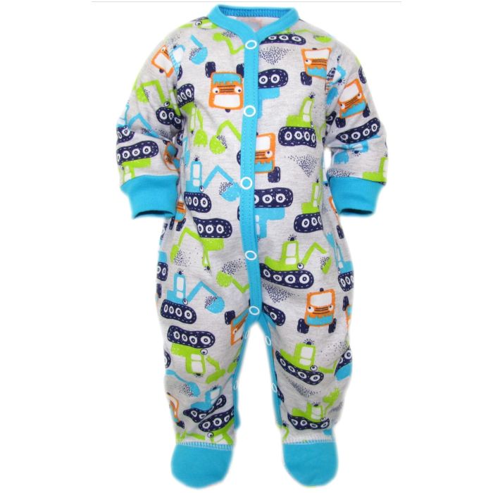 Zīdaiņu kokvilnas rāpulītis ar piedurknēm "Cars" 