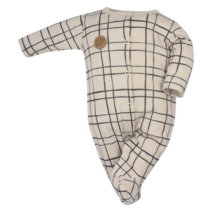 Zīdaiņu kokvilnas rāpulītis ar piedurknēm "Mini bear" 