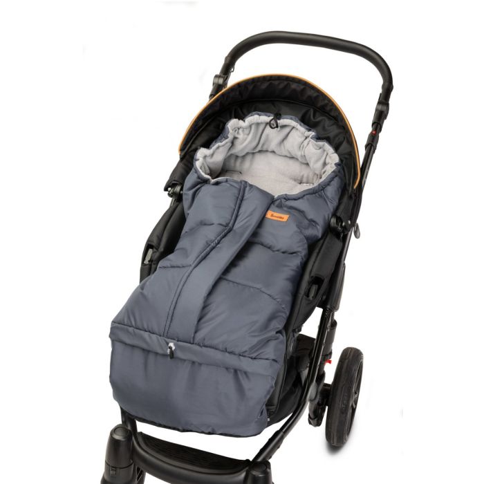 Guļammaiss bērnu ratiem  "Combi polar" Graphite/Grey 