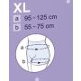 Atkārtoti lietojamas pēcdzemdību biksītes Bella Comfort 2 vnt melns/balts