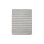 Zaffiro pledas medvilninis, 75x100, pilkas-baltas, juostelės