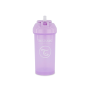 Twistshake buteliukas su šiaudeliu 360 ml nuo 6mėn violetinis 78591