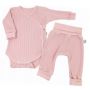 Bērnu komplektiņš no 2 daļam "Lined lux" pale rose