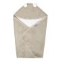 Autokrēsliņa guļammaiss ar kapuci „Ram” 75×75 cm | Plush Beige