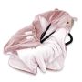 Autokrēsliņa guļammaiss  "New minky pale rose" 