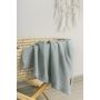 Adīts bambusa viskoze - kokvilnas pleds "Bamboo" 100x80 cm baby grey