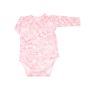 Bodijs ar garām piedurknēm "Gentle story" rozā