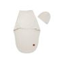 Autiņš - kokons jaundzimušajam Leo interlock soft beige