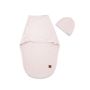Autiņš - kokons jaundzimušajam Leo interlock soft pink