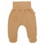 Zīdaiņu bikses "Jersey beige " , ar kājām