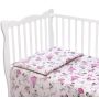 Bērnu gultas veļa 135x100 "Balerina" balts