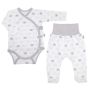 Bērnu komplektiņš no 2 daļam "Bear glamour grey" balts 