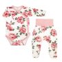 Bērnu komplektiņš no 2 daļam "Big roses pink"