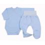 Bērnu komplektiņš no 2 daļam "Blank baby blue" 