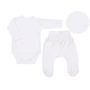 Bērnu komplektiņš no 2 daļam  "Natural white"