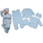 Bērnu komplektiņš no 5 daļam "Blank baby blue"