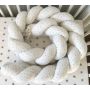 Bērnu Gultas Apmales 210 cm "Braided Bumper" Golden stars