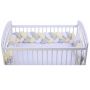 Bērnu Gultas Apmales 210 cm "Braided Bumper" pastels