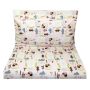 Bērnu gultas veļa šūpulim 80x70cm "Hedgehog" 