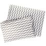 Bērnu gultas veļa šūpulim 80x70cm "Zigzag", pelēks