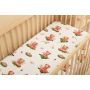 Bērnu palags ar gumiju  60x120 cm "Blossoms" 