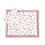 Bērnu pleds un spilvens  "Duclings pink" 
