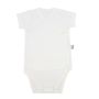 Bērnu bodijs ar īsām piedurknēm "Kos" milky white