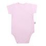 Bērnu bodijs ar īsām piedurknēm "Kos" pale rose