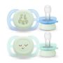 Philips Avent Ultra Start Night tumsā spīdoši māneklīši 0–2 mēn., 2 gab. SCF075/08
