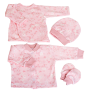 Bērnu komplektiņš no 5 daļam "Gentle story" rozā