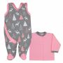 Zīdaiņu komplektiņš no 2 daļam "Brieži" rozā