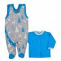 Zīdaiņu komplektiņš no 2 daļam "Brieži" zils