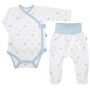 Bērnu komplektiņš no 2 daļam "Bear glamour mint" balts 