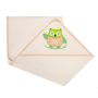 Dvielis ar kapuci "Owl" 80x80cm "termofrotte" bēšs
