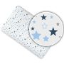 Ankras paklodė  su guma 120x60 mėlynos žvaigždės baltas