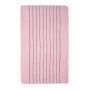 Zaffiro pledas medvilninis, 75x100, pilkas-rožinis, juostelės