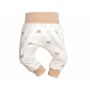 Kelnytės kūdikiui "Bear glamour beige" baltos be pėdučių
