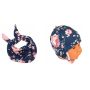 Zīdaiņu cepurīte ar šalli "Cosy" - navy flora