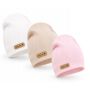 Cepurīšu komplekts mazulim „Natural Trio Set“, 3 gab. – Pure White, Light Pink, Latte