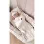 Autiņš - kokons jaundzimušajam Teddy interlock super soft blue
