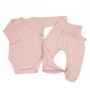 Bērnu komplektiņš no 2 daļam "Blank pale pink" 