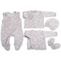 Bērnu komplektiņš no 5 daļam "Gentle story" pelēks 