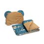 Komplekts "Carmel bear" pleds 56x76 cm un spilvens 36x28 cm