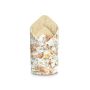 Dvipusis vokelis kūdikiui "Floral beige"